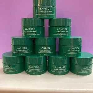 LANEIGE Cica Sleeping Mask - Vibrant Green 10 ml each set of 10
